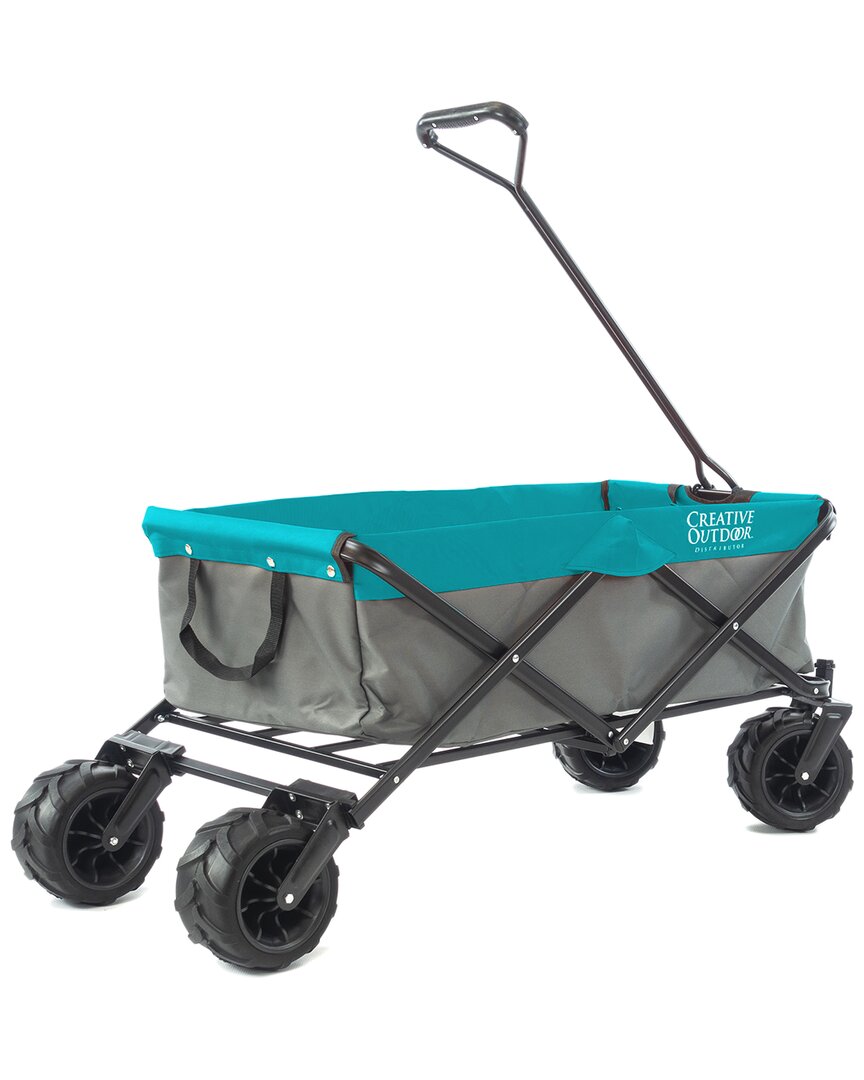 Creative Outdoor Products All Terrain Folding Wagon In Blue
