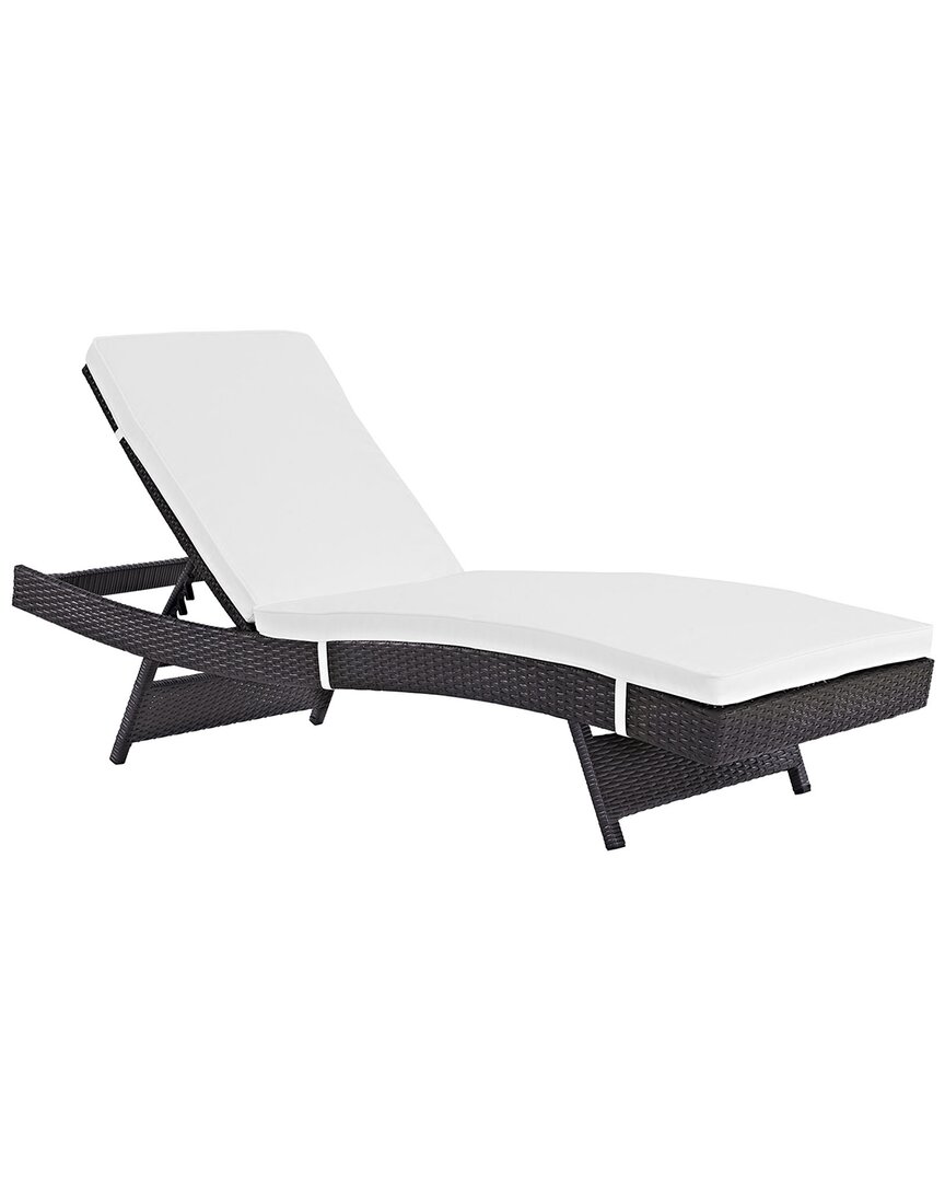 Modway Convene Outdoor Patio Wicker Rattan Chaise