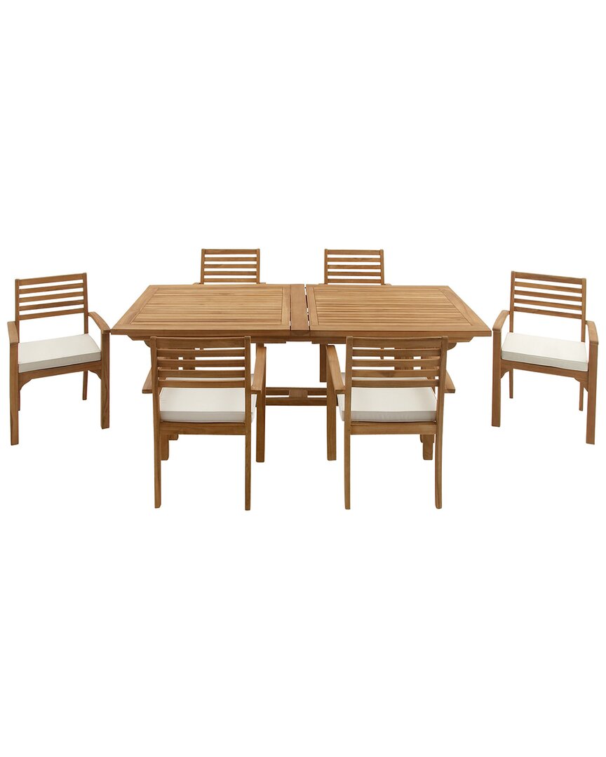 Peyton Lane 7pc Outdoor Dining Set In Brown