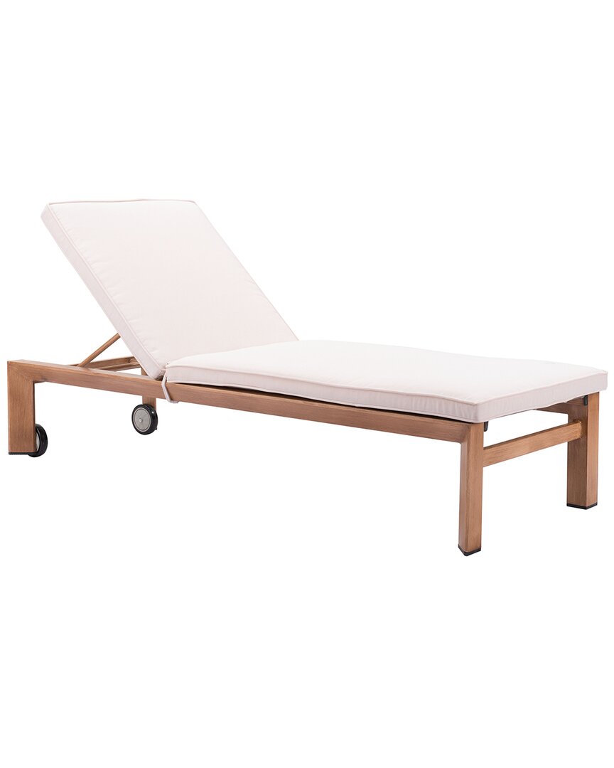 Zuo Cozumel Lounge In Beige