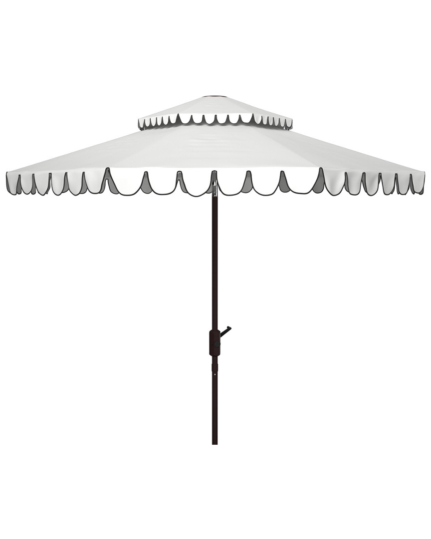 Safavieh Venice 9ft Round Double Top Crank Umbrella