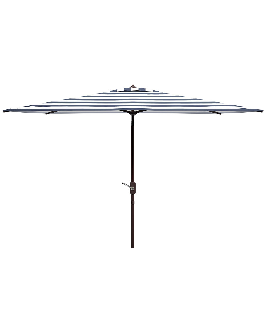 Safavieh Iris Fashion Line 6.5 X 10 Ft Rect Umbrella In White