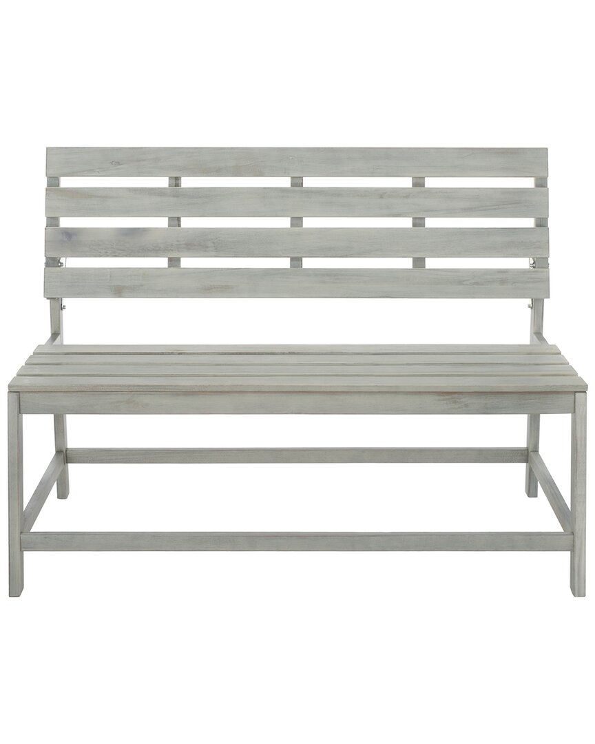 Safavieh Ruben Balcony Bench & Table In Gray