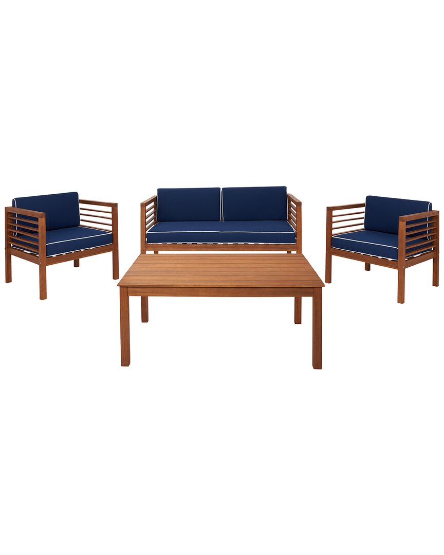 Safavieh Alda 4pc Living Set In Brown