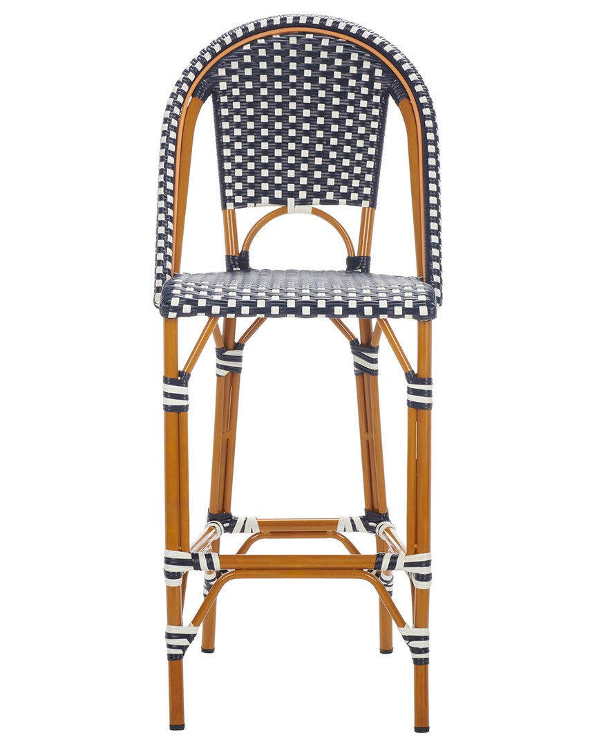 Safavieh California Bar Stool In Navy
