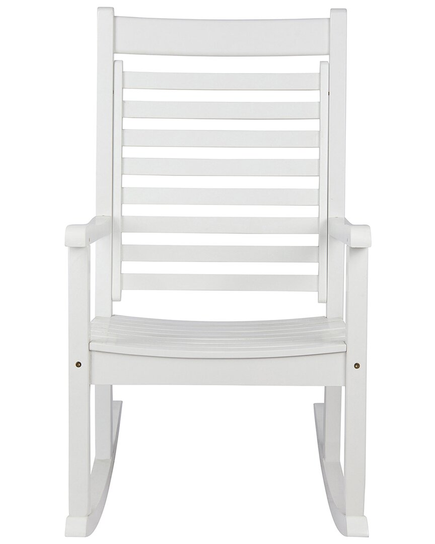 Shine Co. Meridian Porch Rocker In White