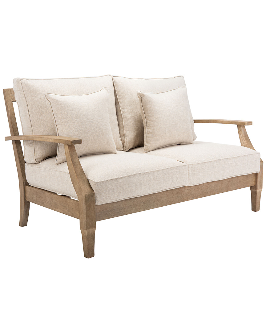 Safavieh Couture Martinique Wood Patio Loveseat