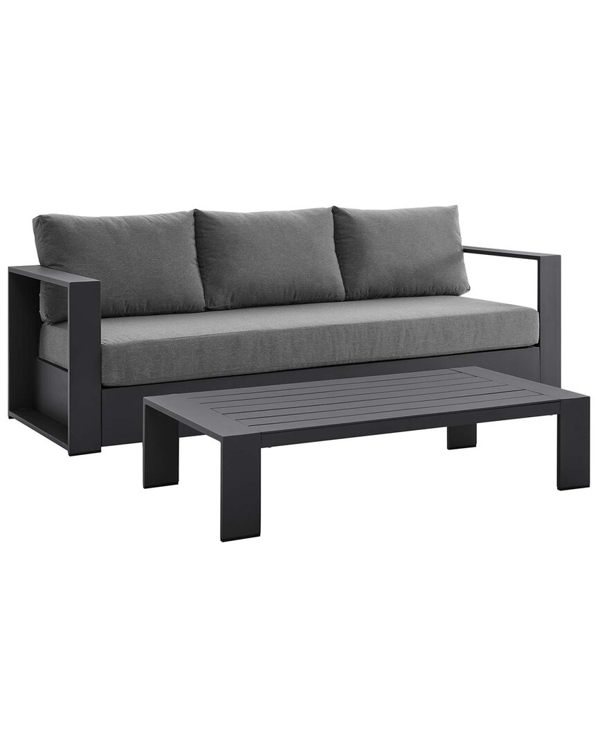 Modway Tahoe Outdoor Patio 2-piece Set In Gray