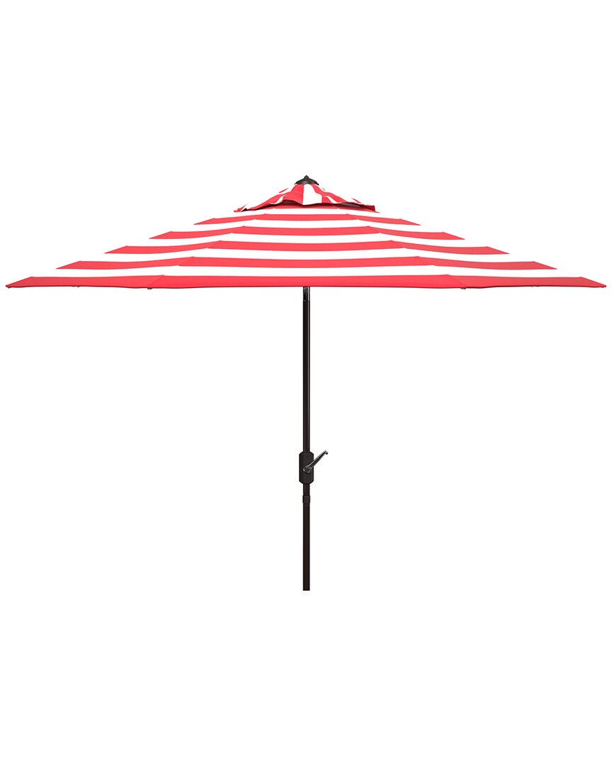Safavieh Iris Fashion Line 9ft Umbrella In Red