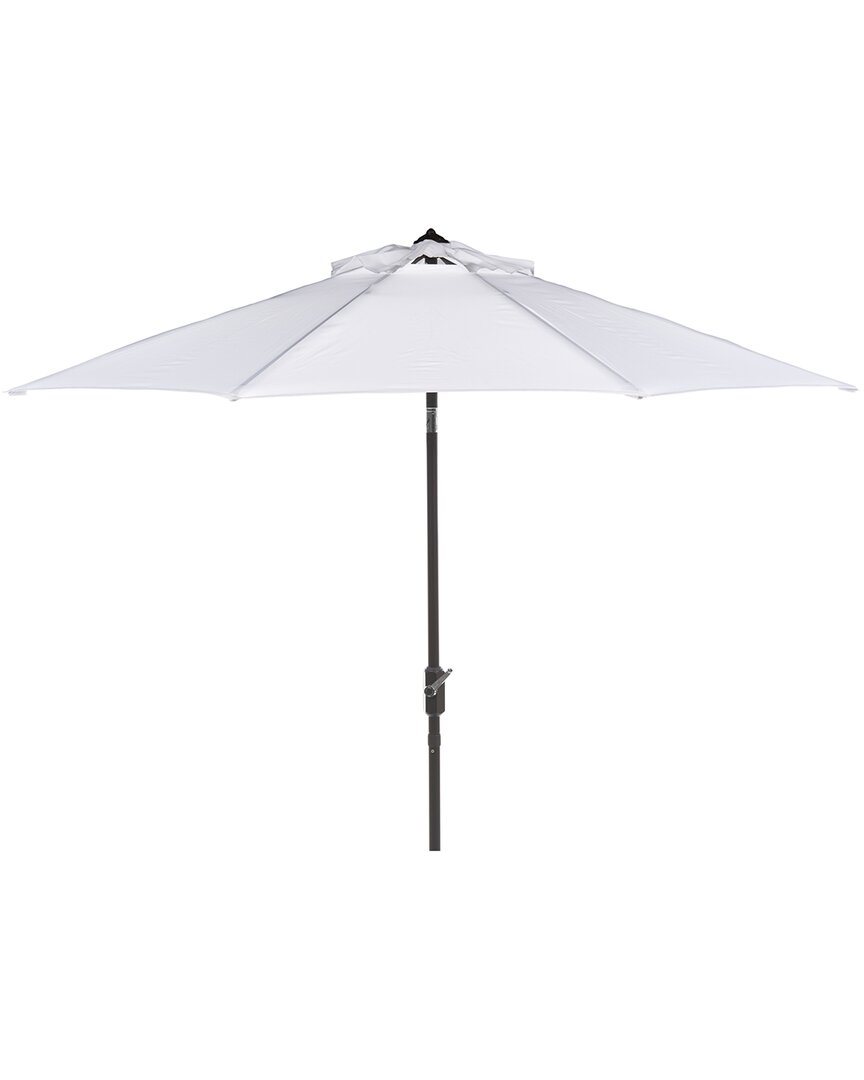 Safavieh Herla 11ft Auto Tilt Umbrella In White