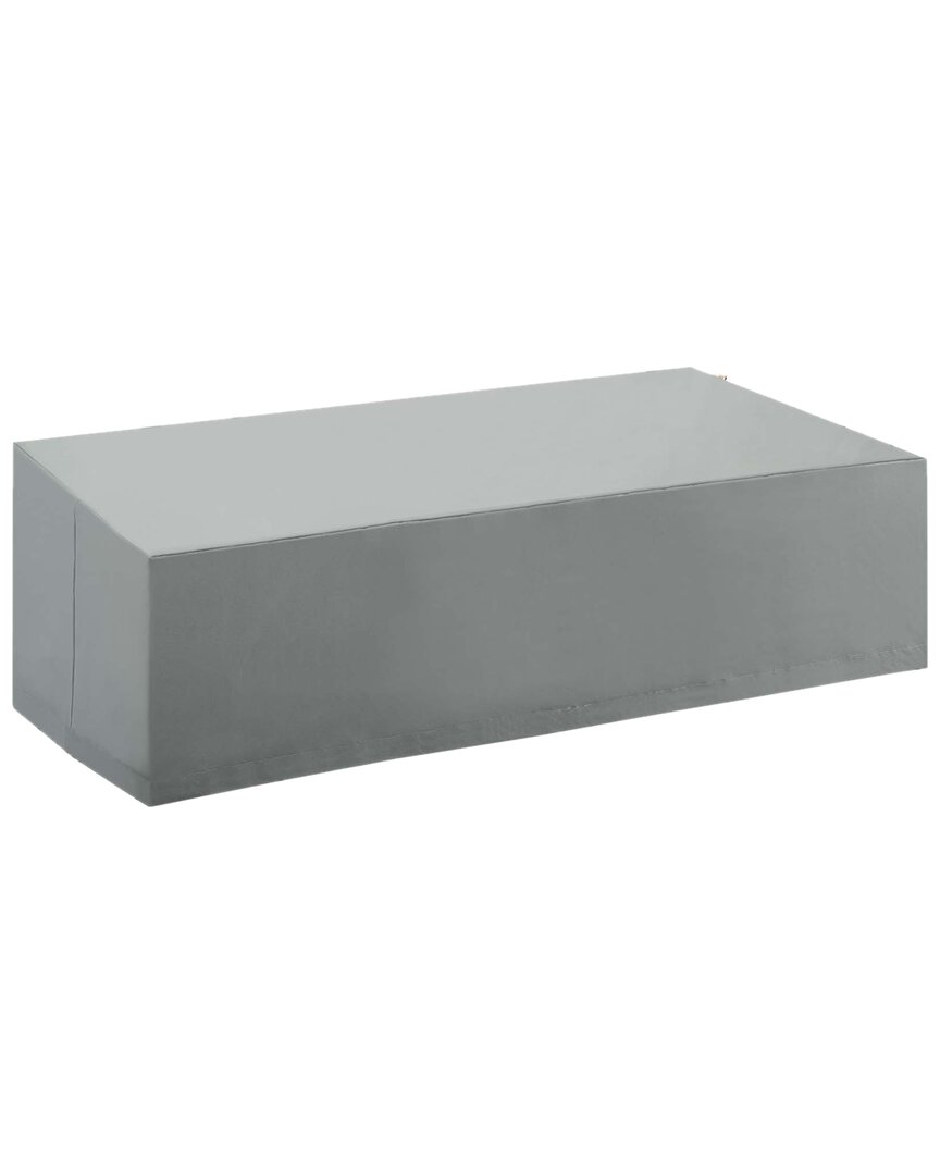 Modway Immerse Convene/sojourn/summon Loveseat And Varied Use Outdoor Patio Furniture Cover In Grey