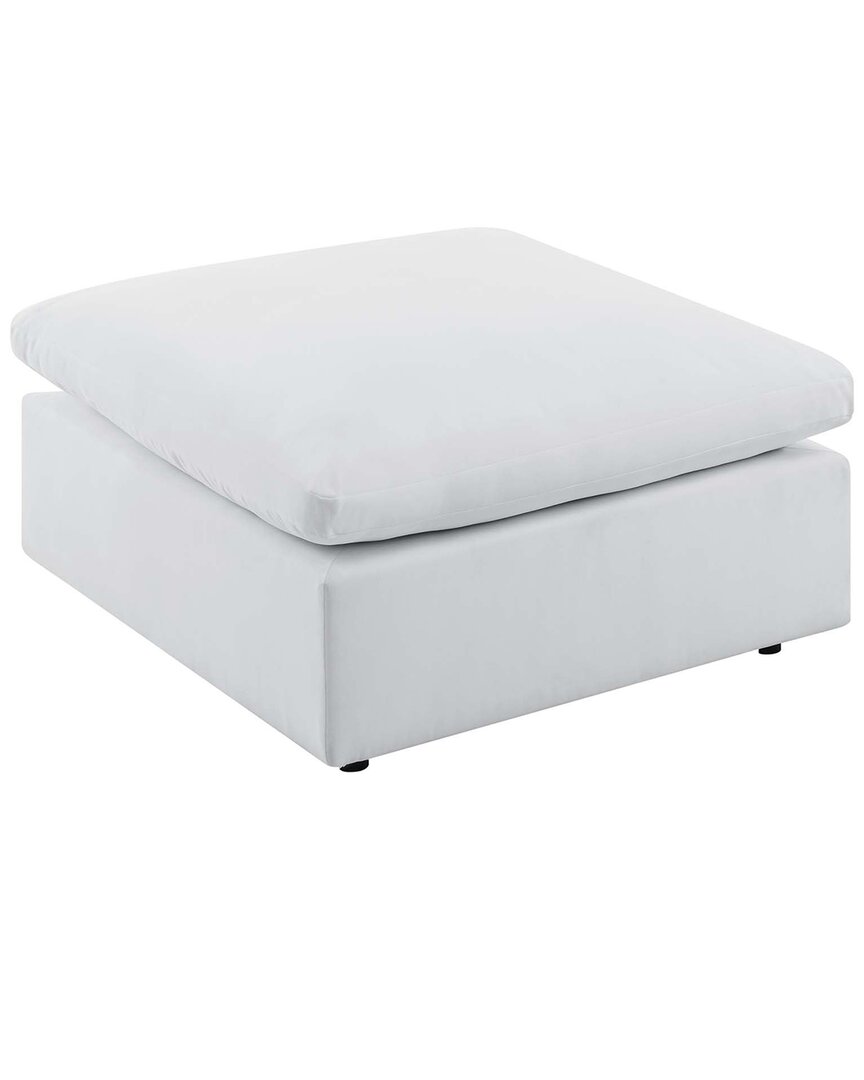 Modway Commix Sunbrella Outdoor Patio Ottoman In White