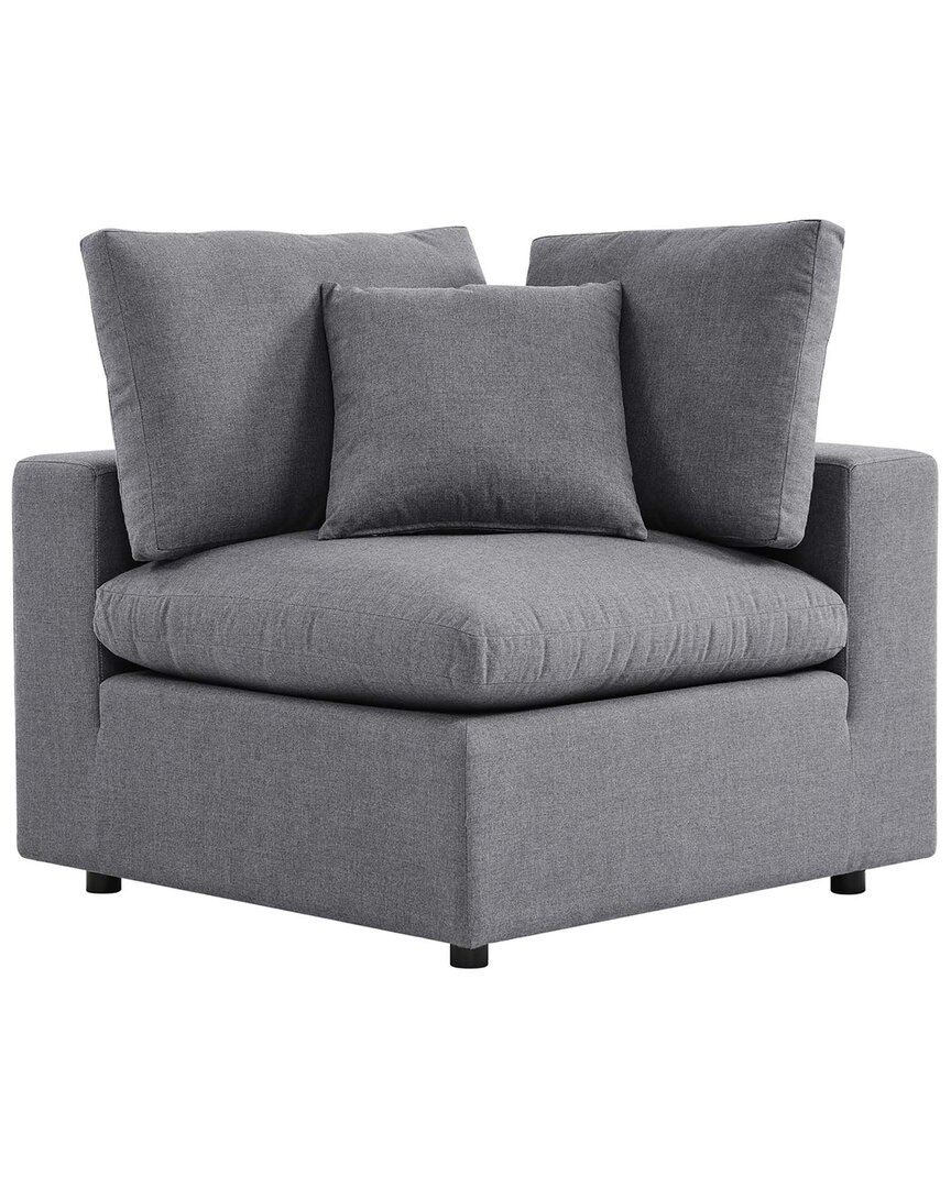 Modway Commix Sunbrella® Outdoor Patio Corner Chair In Grey