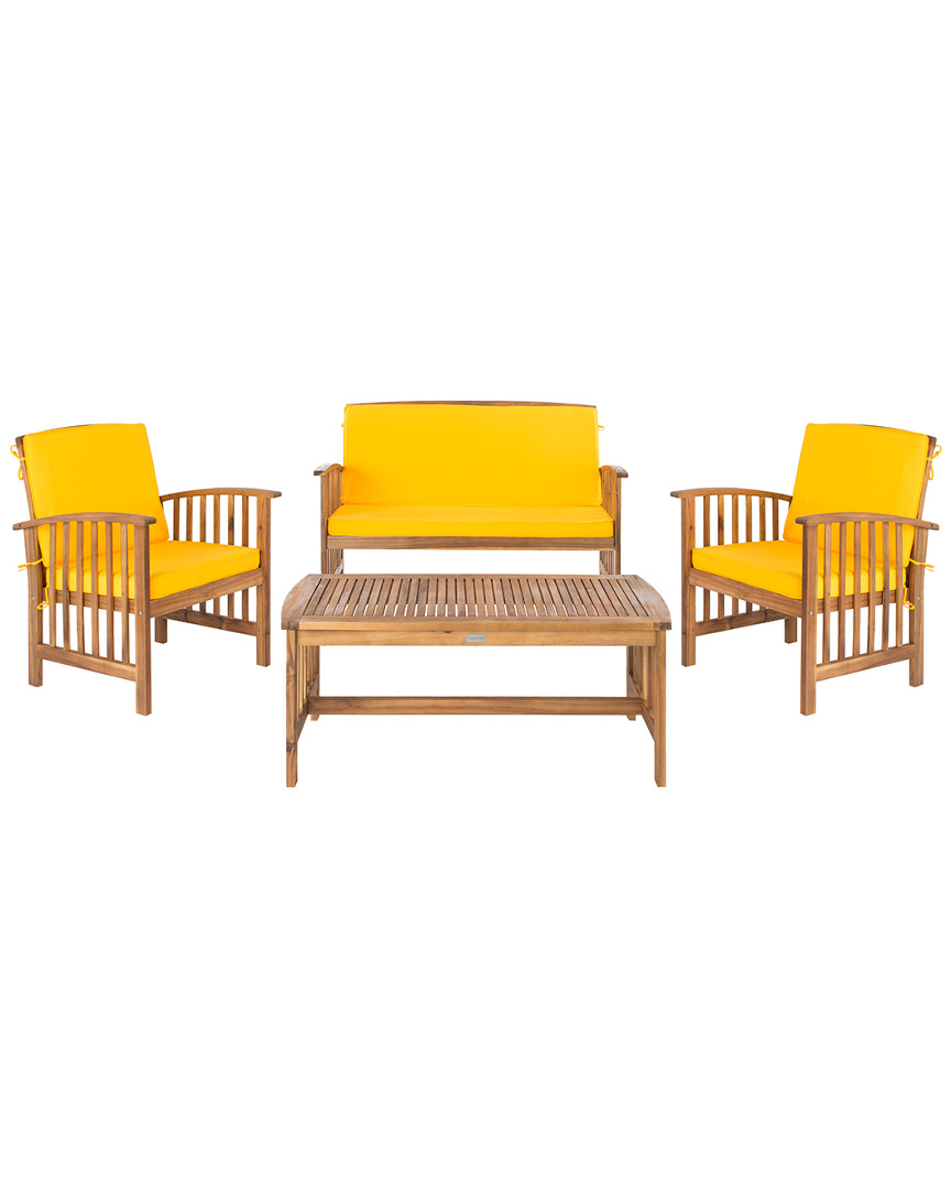 Safavieh Rocklin 4 Pc Outdoor Set