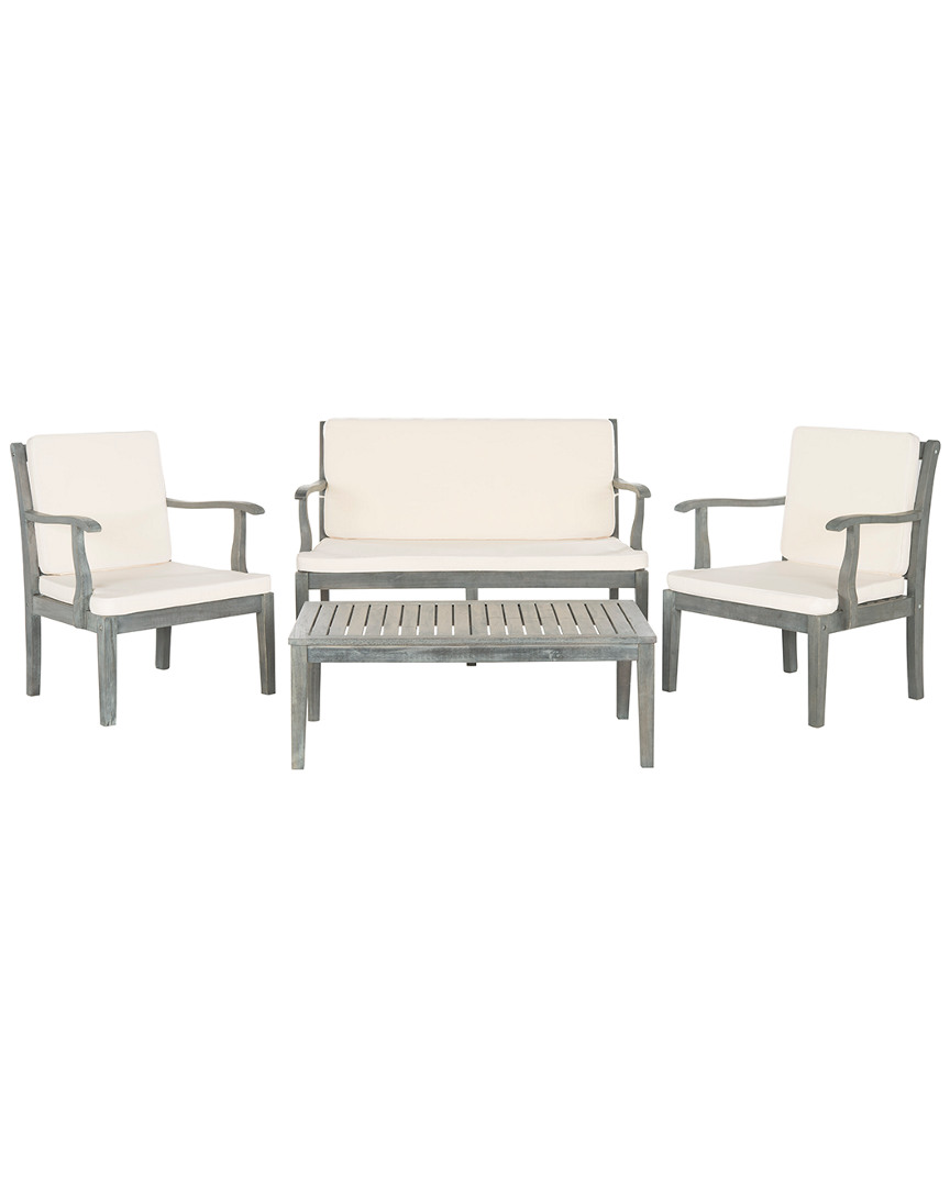 Safavieh Fresno 4pc Outdoor Living Set In Beige
