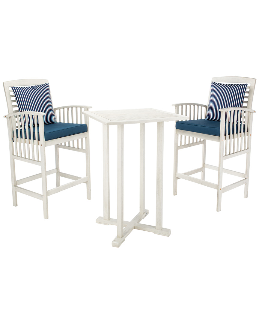 Safavieh Pate Outdoor 3pc Bar 39.8-inch H Table Bistro Set