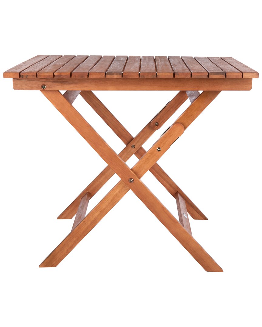 Safavieh Kresler Outdoor Folding Table In Natural