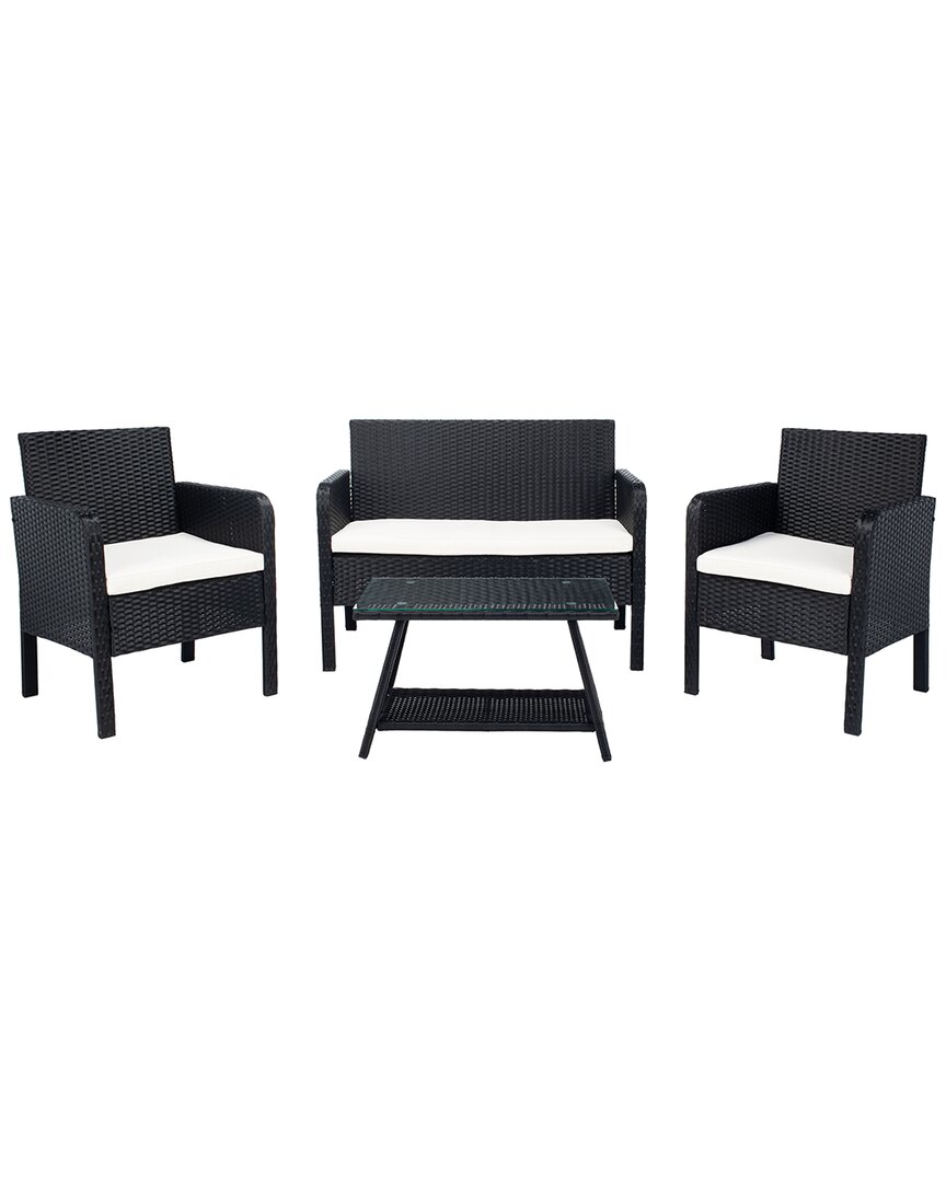 Safavieh Aboka 4pc Outdoor Living Set In Beige