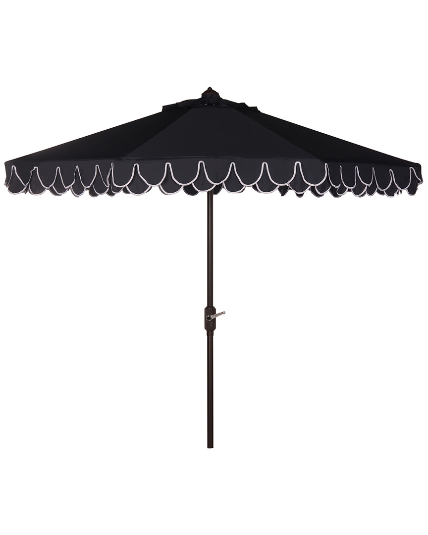 Safavieh Elegant Valance 11ft Round Umbrella In White