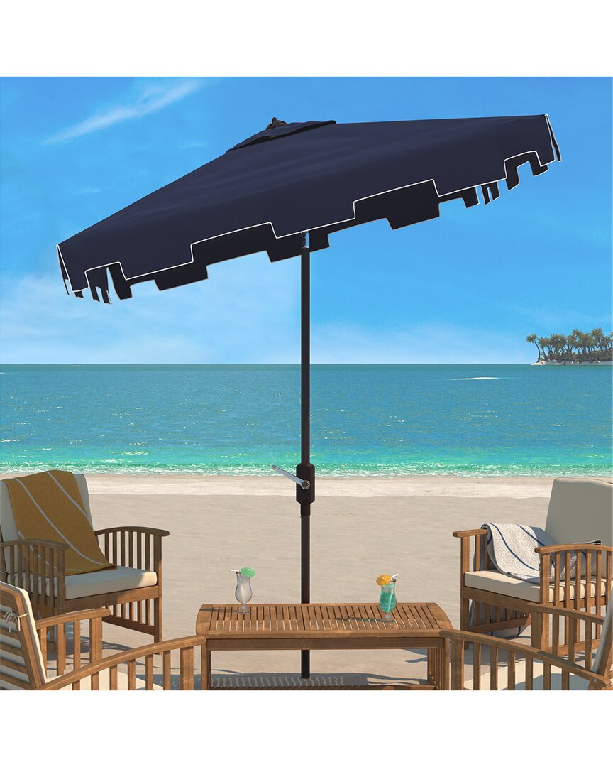 Safavieh Zimmerman 7.5 Ft Square Market Umbrella In White