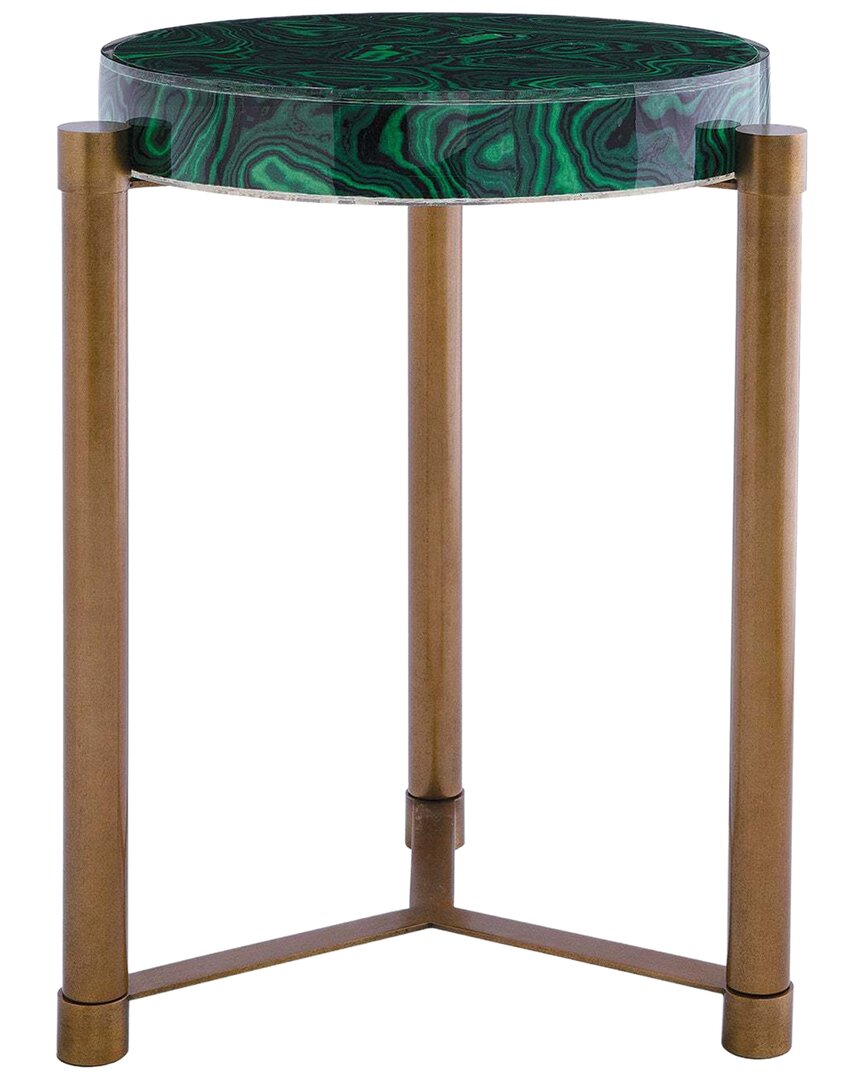 Port 68 Malachite Accent Table In Green
