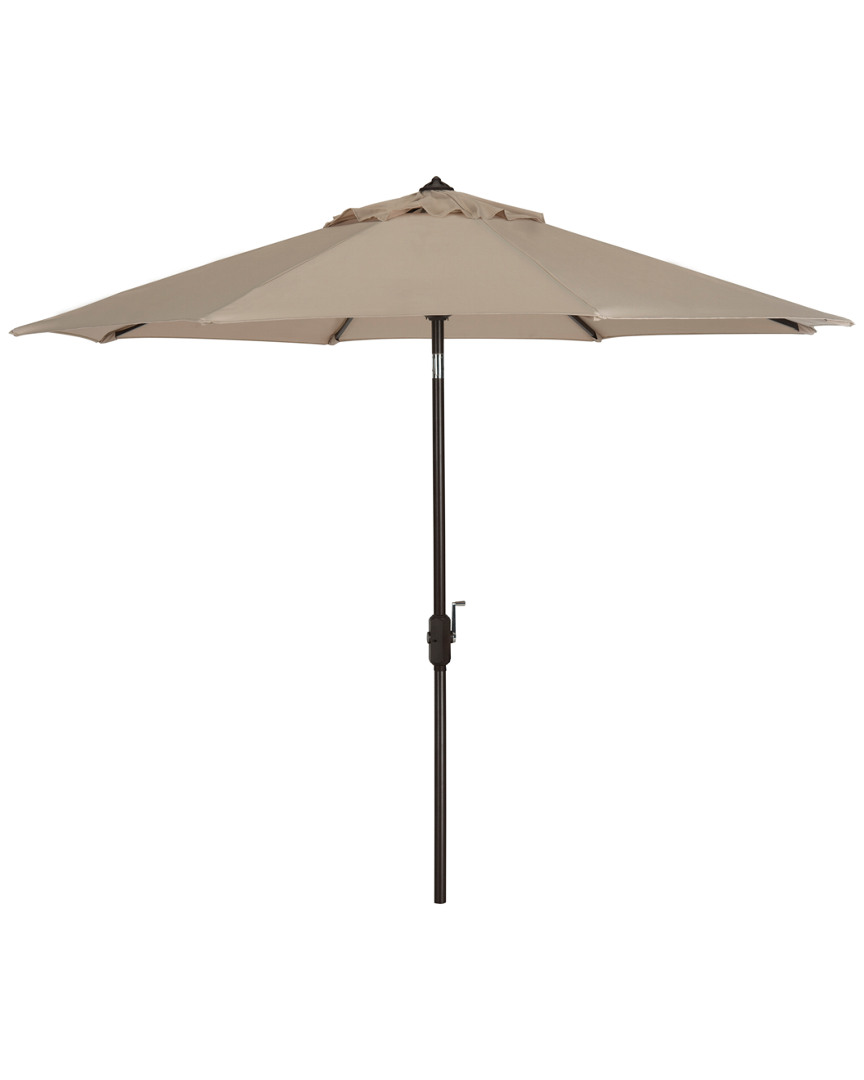 Safavieh Up Resistant Ortega 9 Ft Auto Tilt Crank Umbrella