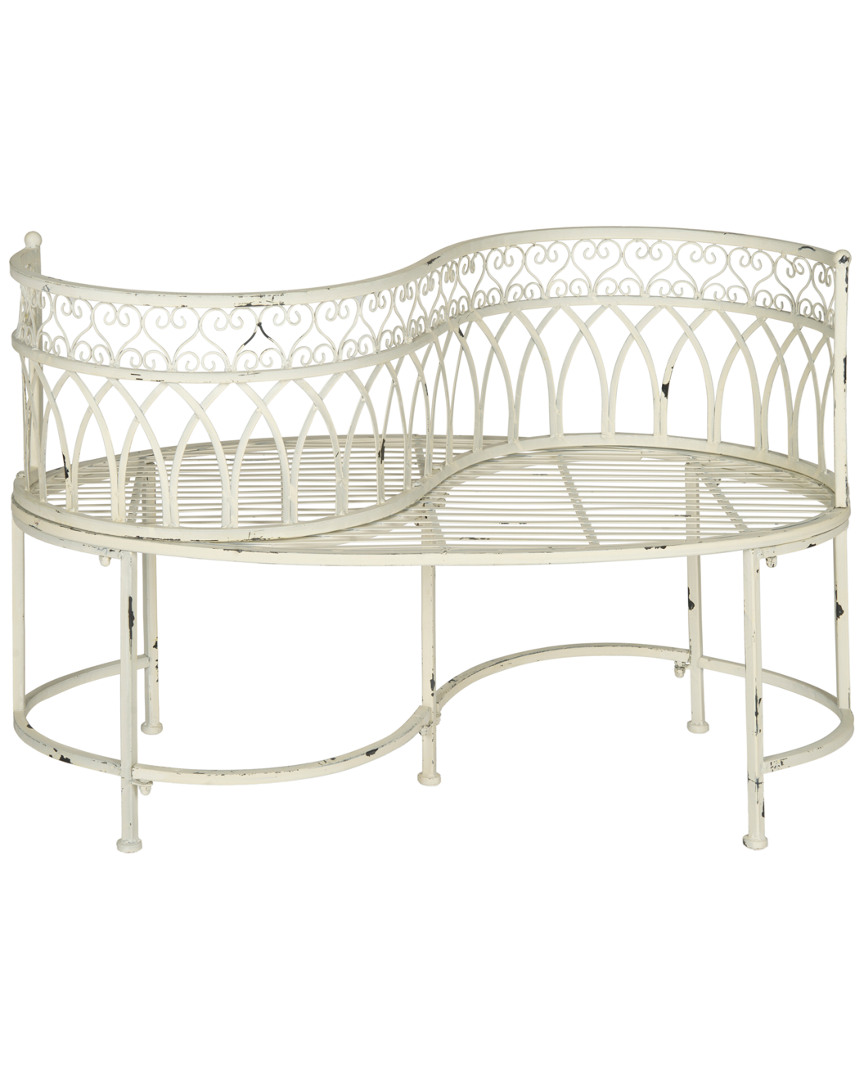 Safavieh Lara Outdoor Kissing Bench