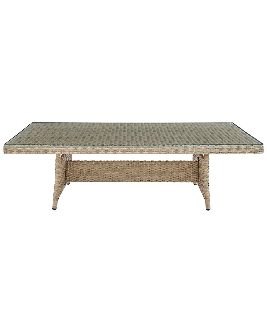 Alaterre Canaan All-weather Wicker Outdoor 33in Coffee Table