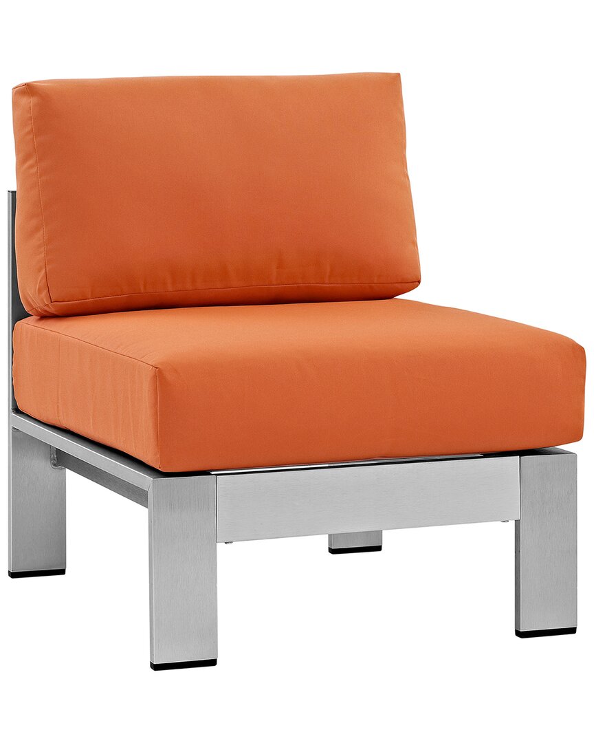 Shop Modway Outdoor Shore Armless Sectional Outdoor Patio Aluminum Chair