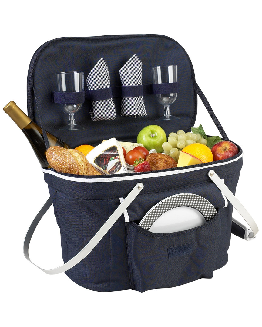 Picnic At Ascot Collapsible Insulated Picnic Basket