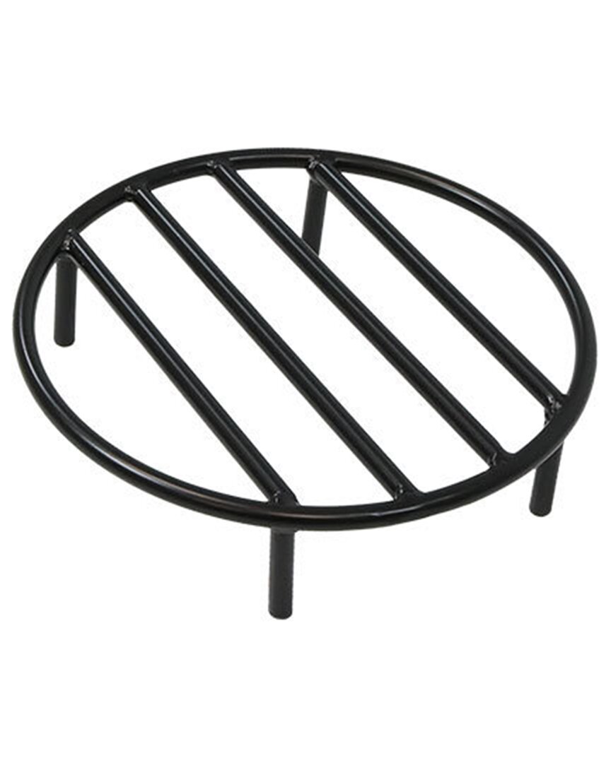 Shop Sunnydaze Firewood Grate Round Black Steel Outdoor Fire Pit Accessory
