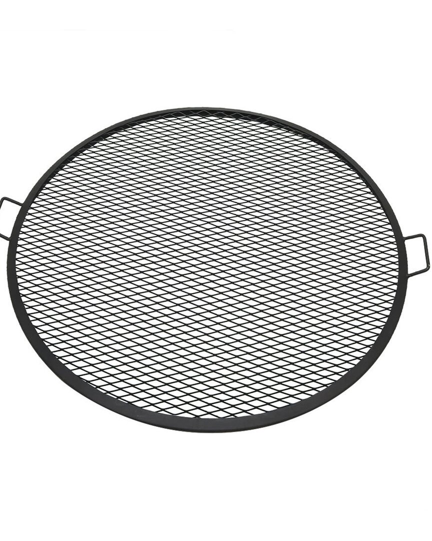Sunnydaze Coo Grate X Marks Outdoor Fire Pit Grill Accessory In Black