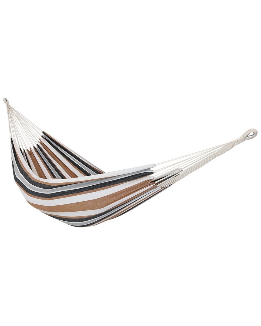 Sunnydaze Calming Desert Brazilian Portable 2 Person Double Hammock With Case In Brown