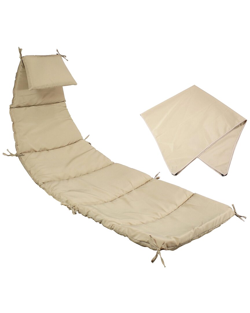SUNNYDAZE SUNNYDAZE REPLACEMENT CUSHION AND UMBRELLA FOR FLOATING LOUNGE CHAIR 