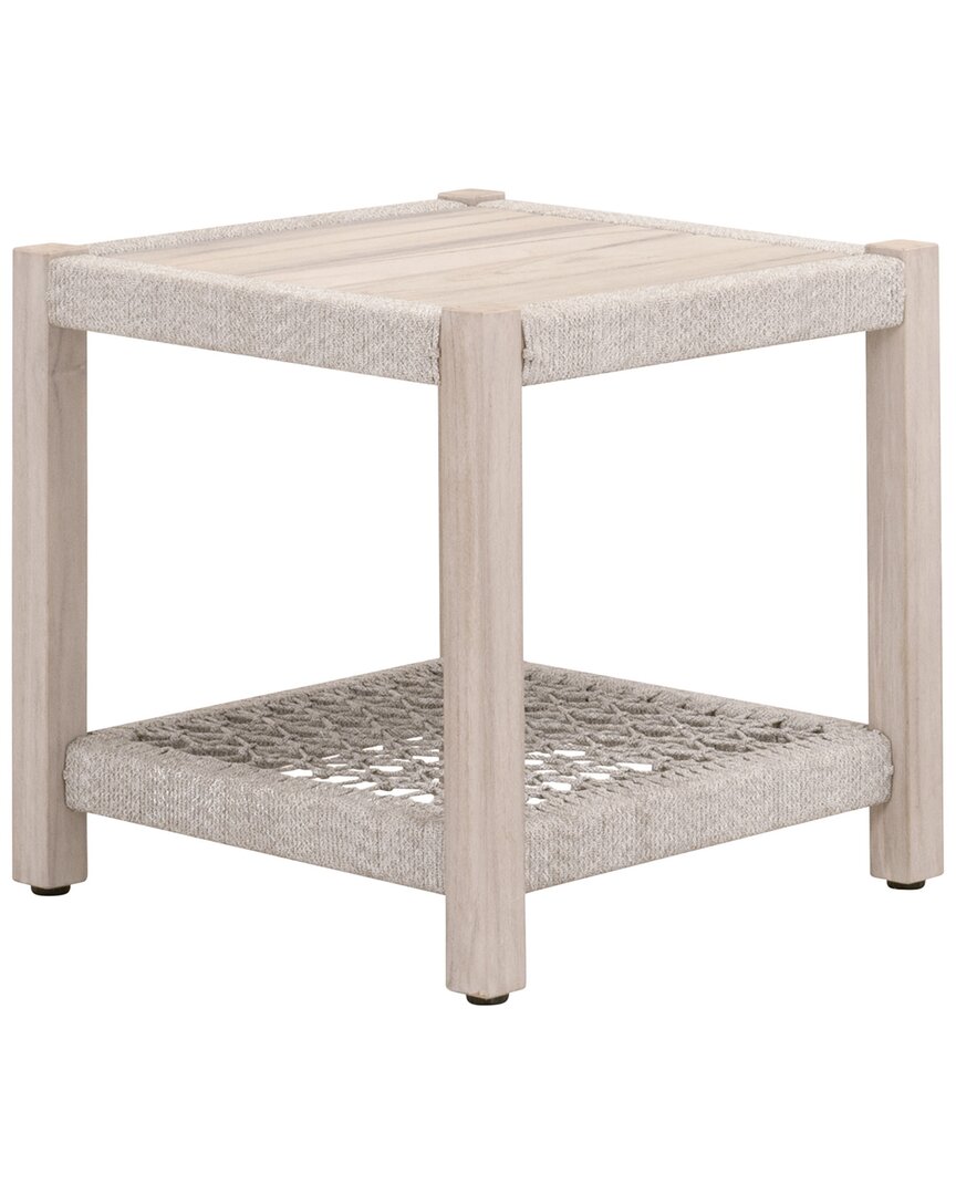 Essentials For Living Wrap Outdoor End Table In Brown