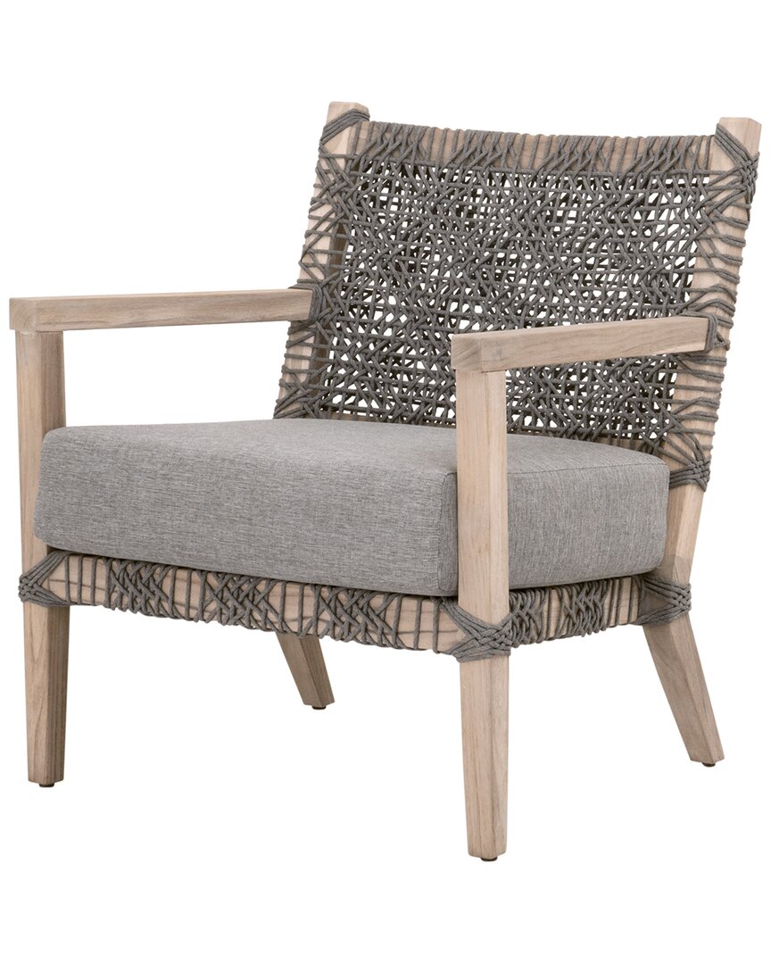 Essentials For Living Costa Outdoor Club Chair In Grey