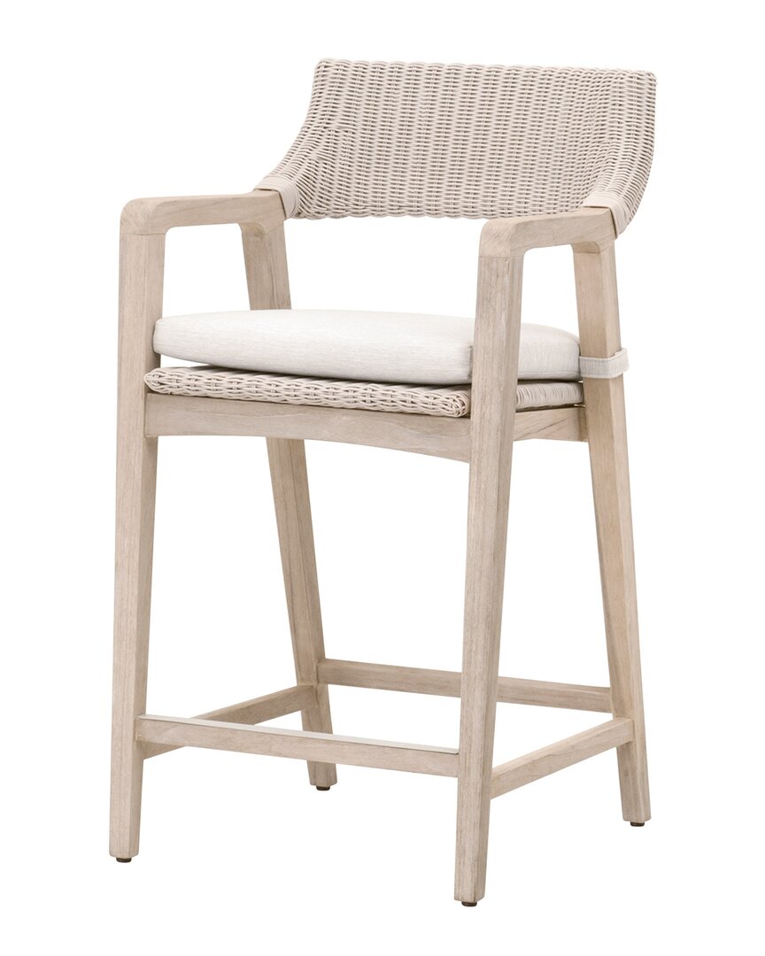 Essentials For Living Lucia Outdoor Counter Stool In White