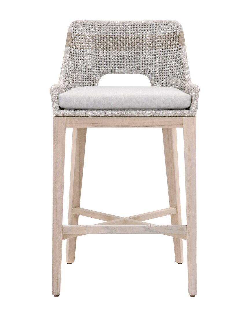 Essentials For Living Tapestry Outdoor Barstool In Brown