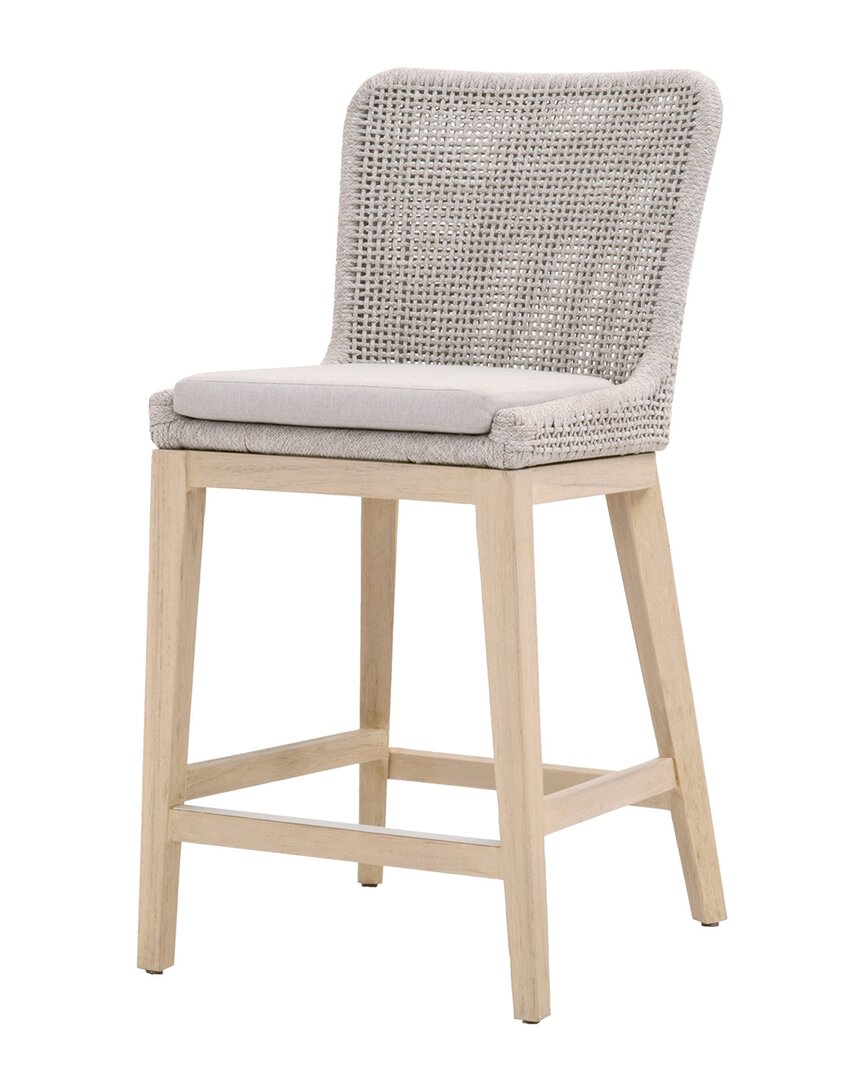 Essentials For Living Mesh Outdoor Counter Stool In Brown