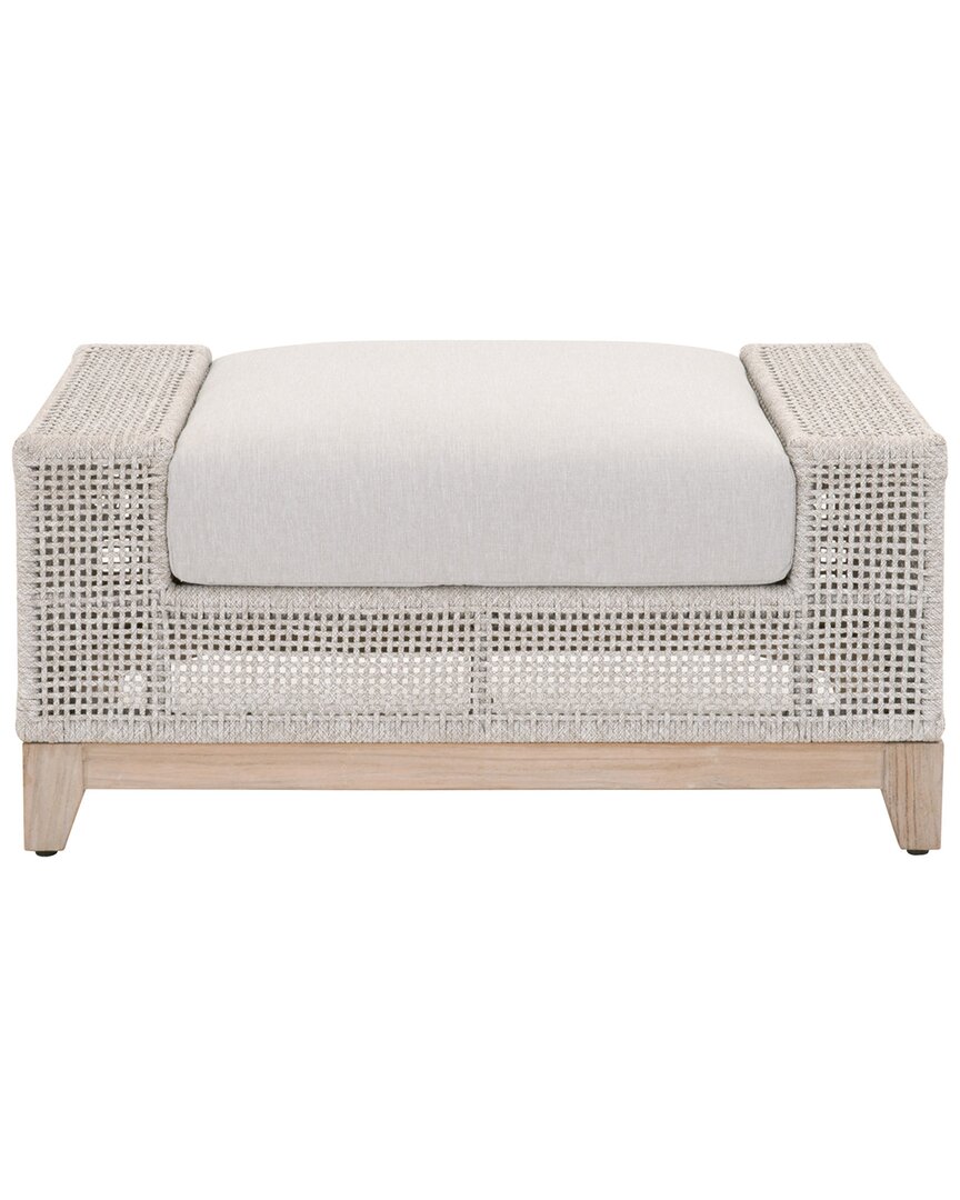 Essentials For Living Tropez Outdoor Ottoman In Brown