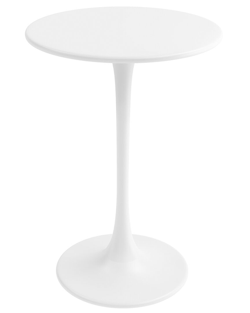 Jamesdar Kurv 24in Counter Height Bistro Table In White