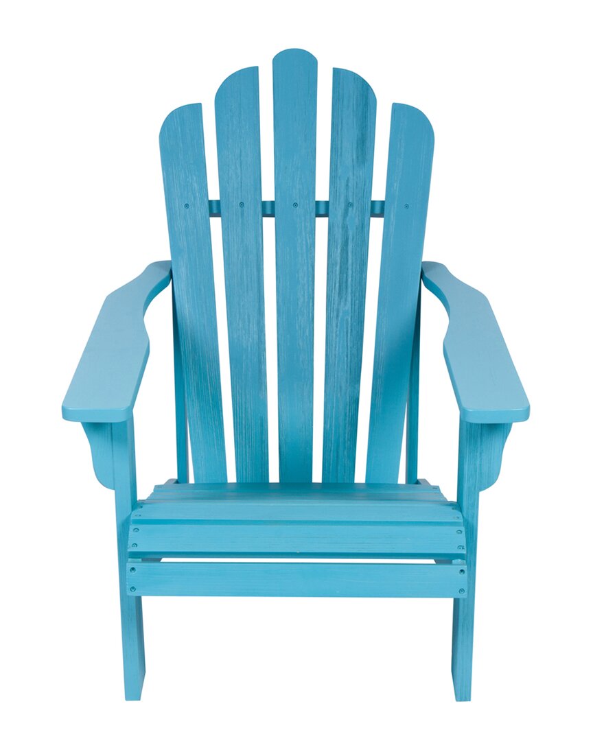 Shine Co. Adirondack Chair With Hydro-tex Finish In Aqua