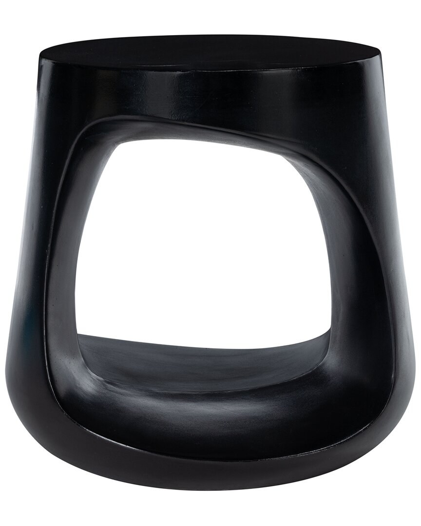 Shop Safavieh Vikki Concrete Accent Stool In Black