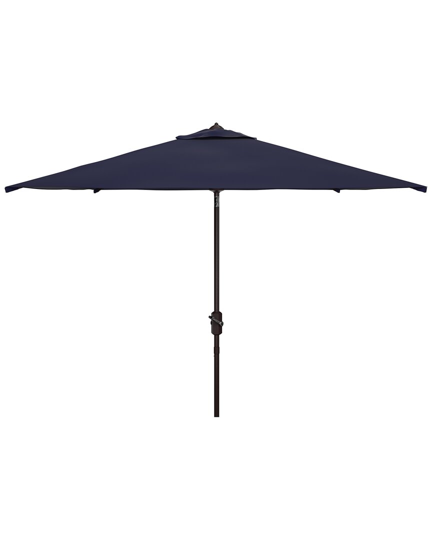 Shop Safavieh Wesler 7.5ft Square Umbrella In Blue