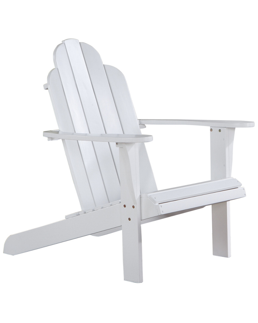 Linon Furniture Linon White Adirondack Chair