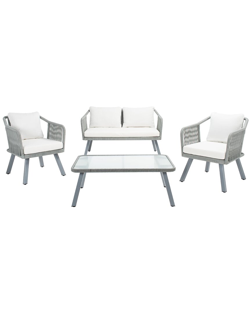 Safavieh Torsla Outdoor 4pc Rope Living Set