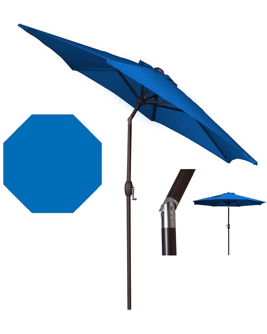 Panama Jack 9ft Patio Umbrella With Crank In Blue
