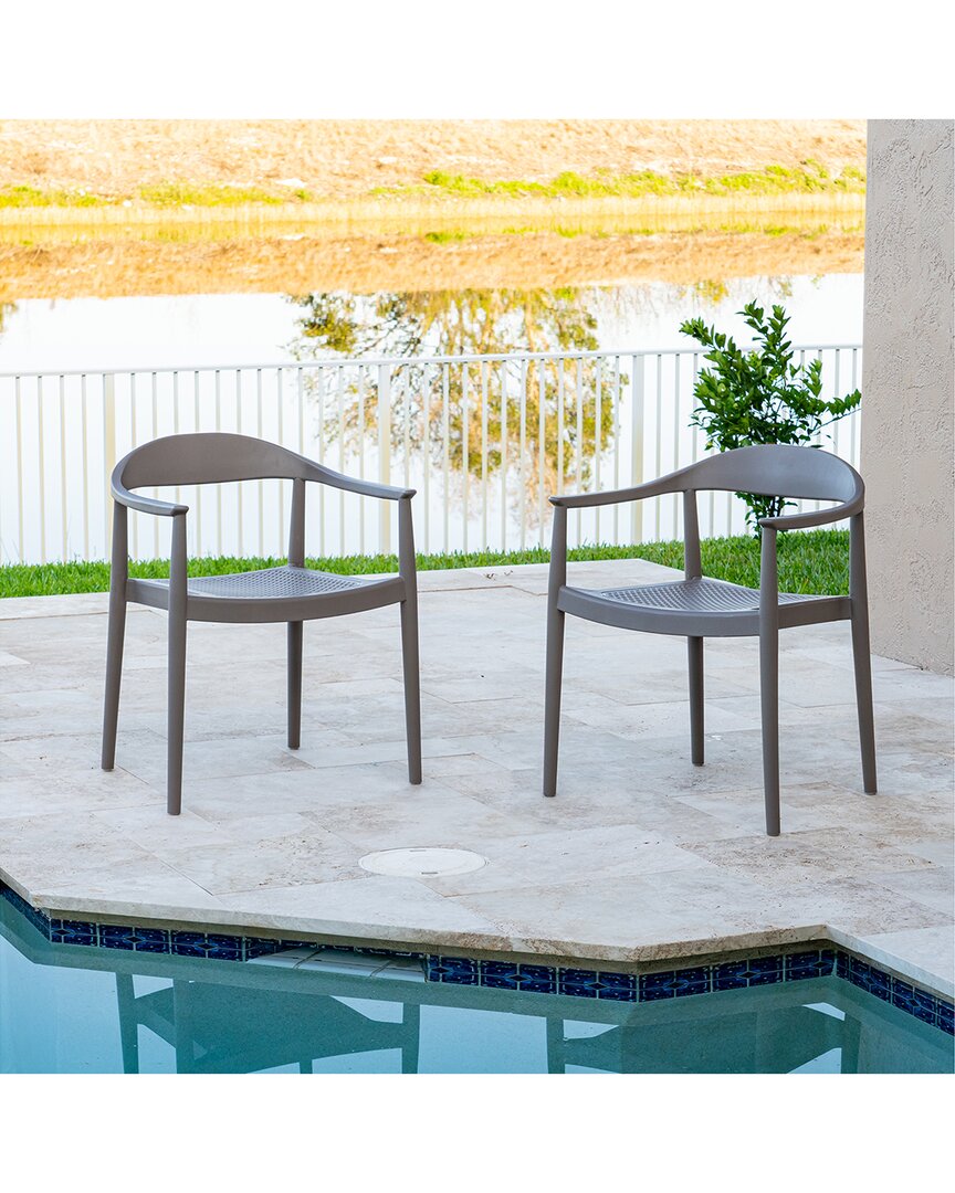 Shop Panama Jack Kennedy Set Of 2 Stackable Armchairs