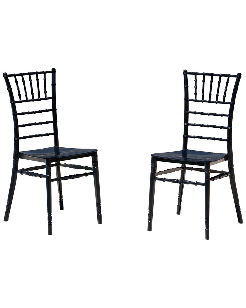 Shop Panama Jack Tiffany Set Of 2 Stackable Side Chairs With Cushions