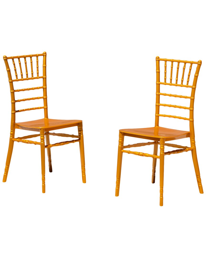 Shop Panama Jack Tiffany Set Of 2 Stackable Side Chairs With Cushions